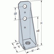 HD3B-HDG DECK POST CONNECTOR
(CASE/25)