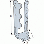 LRU210 RAFTER HNG 1-9/16WX8-3/16  FIELD ADJ UP OR DOWN TO 45D