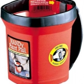 2500CT HANDY RED PAINT PAIL