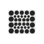 237-081 FELT PAD ASSORTED BLACK 
