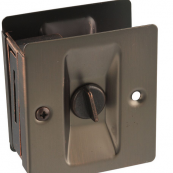 336-412 PCKT DOOR LATCH ANT BRNZ
