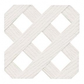 4'X8' WHT POLY SQUARE PRIVACY
(1-3/4" SPACING)