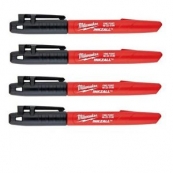 48-22-3104 BLACK MARKER FINE 4PK