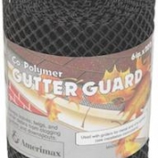 6"X20' POLYMER GUTTER GUARD