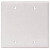 2137W-BOX WHT BLANK PLATE 2G