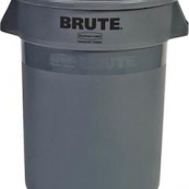 2632 32GAL.GREY BRUTE TRASH CAN