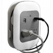 PX1003 MULTI-OUT SURGE W/USB  WIREMOLD