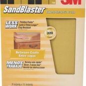 20320SS GOLD 320 SANDPAPER 3/PK