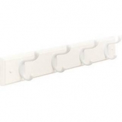 H55646WGW 18"WHT CLASSIC HOOK  RACK (AMEROCK)