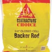 MD65318 3/4IN X 20FT BACKER ROD