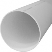 SCH-20 PVC 4"X10' SOLID PIPE    
40040 *BELLED END/(COUPLER)