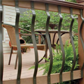 DECKORATOR 1"X32" BLACK BAROQUE   ALUMINUM BALUSTER (5/PACK)