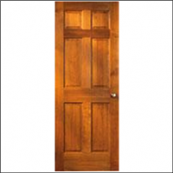 2/0x6/8 R108 6-PANEL RADIATA
PINE SLAB; 1-3/8" THICK; DOUBLE
HIP PANEL