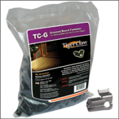 TCG DECK CLIPS 500SF - 900 CLIPS
SCRW SLD SEPARATE(SKU F5906GNSC)
USE WITH TIGER CLAW GUN FOR:
TREX,FIBERON,LATITUDES,WOLF
DECK,
GOSSEN,MODERN VIEW,MOISTURE
SHIELD, CHOICE DECK, VERANDA,
TUFDECK,OTHER GROOVED BOARDS