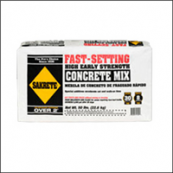 50 LB "FAST SET" CONCRETE MIX   
"FAST-SET" = Quikrete 64 bags
per skid 4000PSI