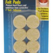 FE-50201 1IN HD FELT PADS 16PK  
NSG