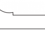 2-3/4" x 11/16" BEADED CASING
SM-82P; F.J. PRIMED POPLAR

(PR4)