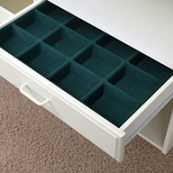 EASY TRACK WHT JEWELRY TRAY