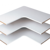 EASY TRACK WHT CORNER SHELF 3PK