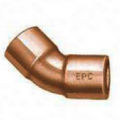 31120 1"COPPER 45DEG ELBOW CXC
WROT