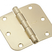 N830-334 3.5" 3PK SATIN BRASS
HINGE 5/8"RADIUS.