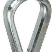 176-818 1/4 WIRE ROPE THIMBLE ZN