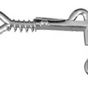 170-738 HOOK & EYE 2' CARD.     

