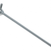 180-406 NAT'L PEGBD HOOKS 6" ZN