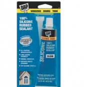 00753 2.8OZ CLEAR WINDOW & DOOR
100% SILICONE SEALANT