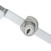 185-306 SHOWCASE LOCK KA CHROME