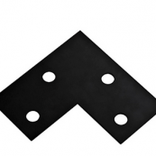 351-506 BLK CORNER BRACE 6X3X1/8
