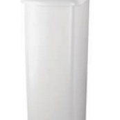 284802 WHT SLIM WASTEBASKT 45QT