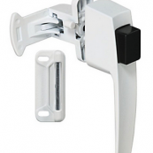 213-074 WHT PUSHBUTTON LATCH
