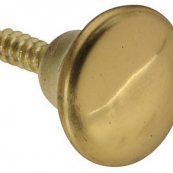 213-488 1/2" BRASS KNOBS 2PK