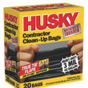 HUSKY CONT'R TRASH BAGS 7BUSHELL