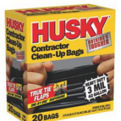 HUSKY CONT'R TRASH BAGS 20pk