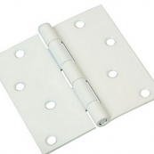 240-465 4"X4"WHITE SC.DOOR HINGE