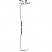 5-1/2" SANITARY BASE / WM432E-FJ
*"F.J.", PINE *R1E (RR24)