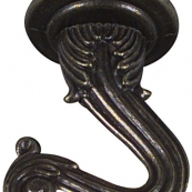 274-811 1-1/2"ANT BRASS SWAG
HOOKS 2PK
