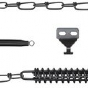 349-241 BLACK CHAIN DOOR STOP