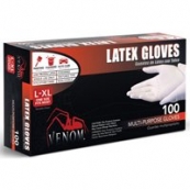 VEN4125 LATEX GLOVES 100CT
