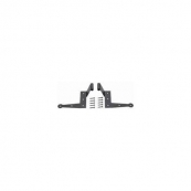 SH-S05 SS SHTTR L-HNGE 1-1/2 BLK