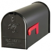 E1100B00 MAILBOX STD BLK STEEL