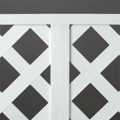 8' WHT POLY LATTICE DIVIDER
(FITS 1/4