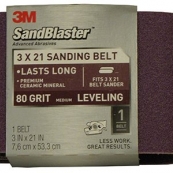 9192 3X21 PURPLE 80 SANDING BELT