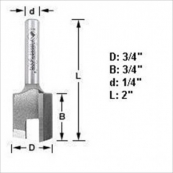 ROUTER BIT MORTISING 1/4S X 3/4D