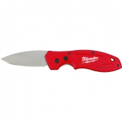 48-22-1990 SMOOTH POCKET KNIFE
MILWAUKEE FASTBACK FLIP OPEN