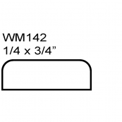 3/4" PLAIN SCREEN BEAD / WM-142A
"A" GRADE, PINE