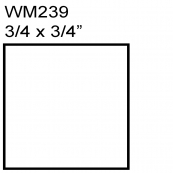 3/4" SQUARE STOCK / WM-239A     
"A" GRADE, PINE *3/4" NET
THICKNESS !