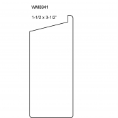 1-1/2 X 3-1/2 PRIMED BOT RAIL   
PRIMED SOLID FIR BOTTOM RAIL.
SOLD IN RANDOM LENGTHS ONLY, NO
SPECIFIED LENGTHS.